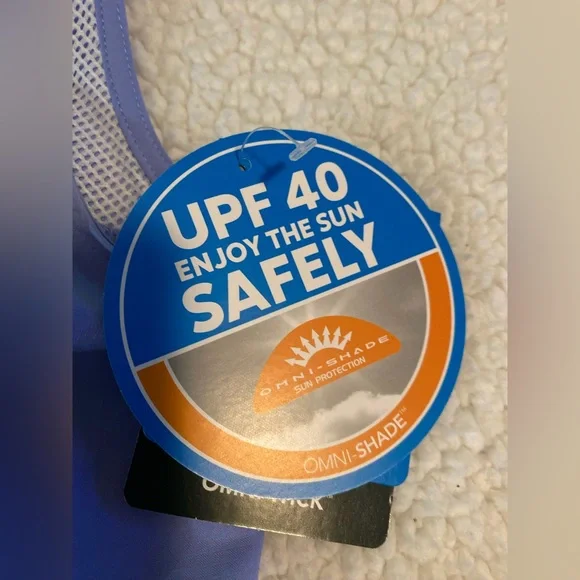 Columbia Women’s  PFG Light Blue Sleeveless Shirt size Medium NWT - Picture 5 of 12